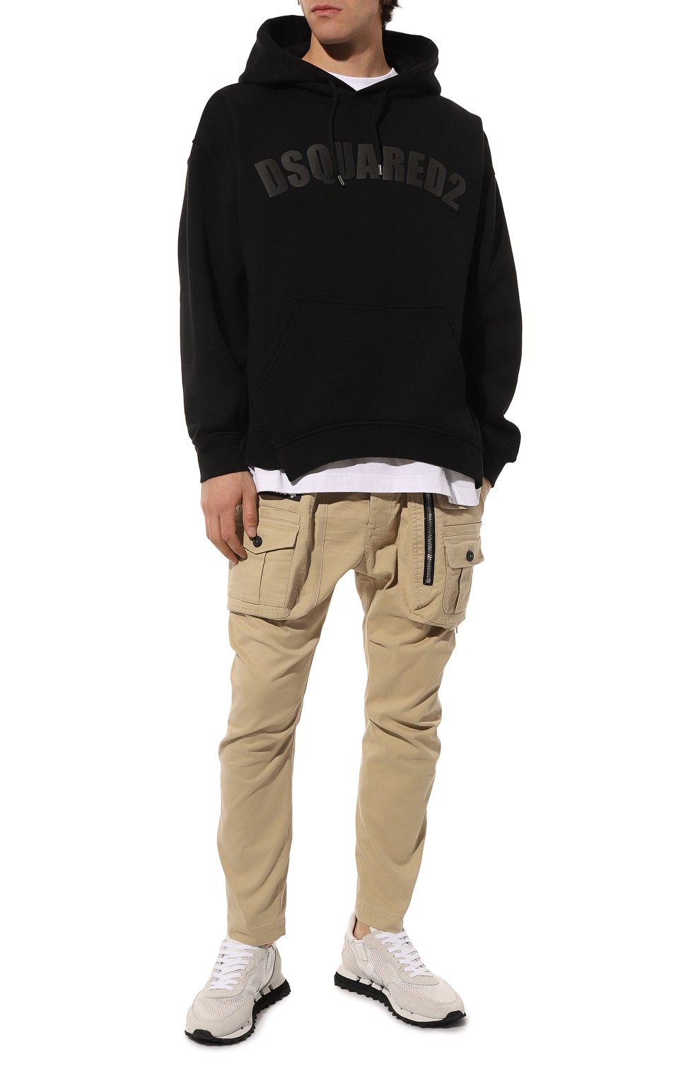 Хлопковые брюки-карго DSQUARED2, арт. S74KB0732/S39021, фото 2
