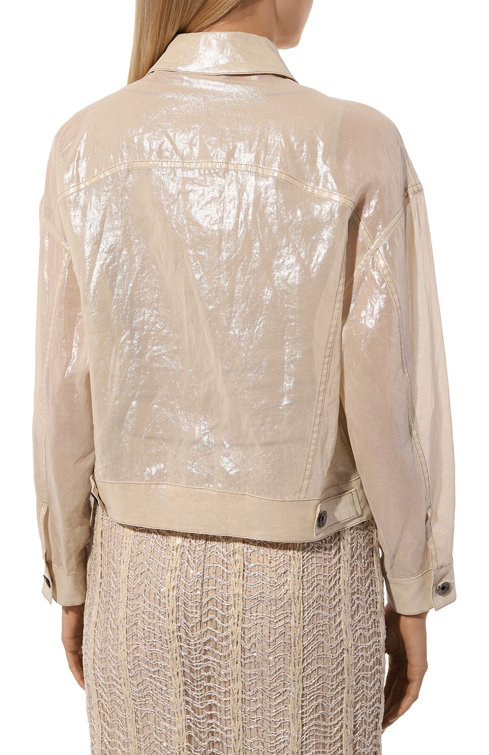 Хлопковая куртка BRUNELLO CUCINELLI, арт. ML9507970P, фото 4