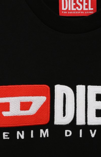 Хлопковая футболка DIESEL, арт. J01459/0GRAI, фото 3