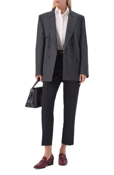 Кожаные туфли flâneur BOUGEOTTE бордового цвета по цене 105500 руб., арт. FL35S-LEGANA-B0RD51916P, фото 3 Кожаные туфли flâneur BOUGEOTTE, арт. FL35S-LEGANA-B0RD51916P, фото 3