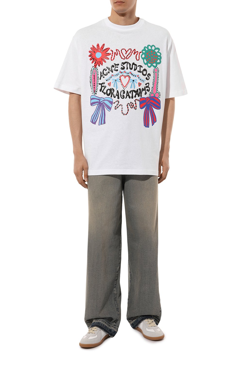 Хлопковая футболка ACNE STUDIOS, арт. FN-MN-TSHI000474, фото 2