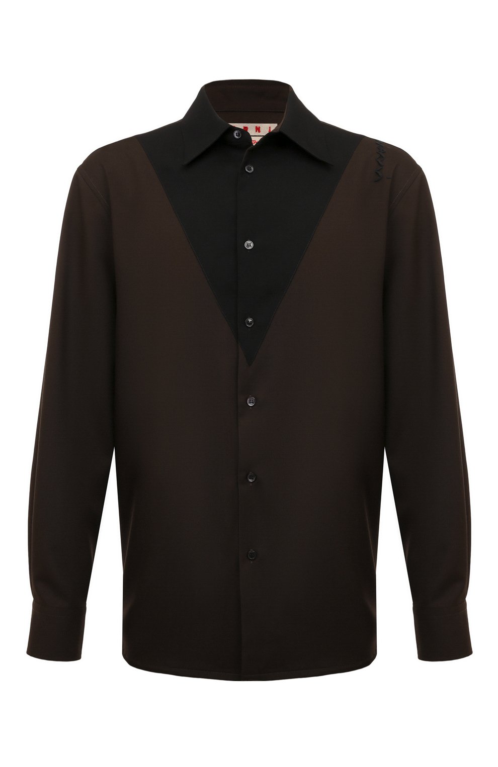 Шерстяная рубашка MARNI, арт. CUMU0325QS/TW839, фото 1