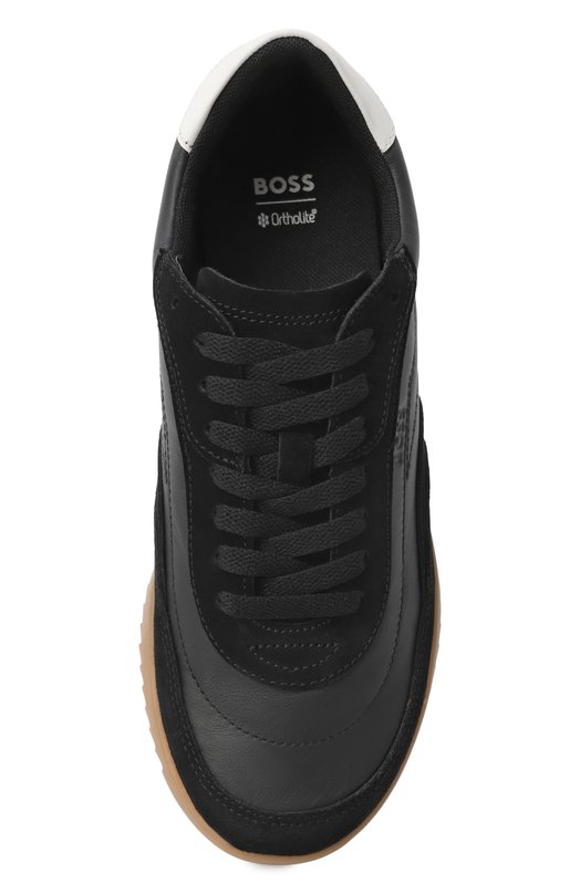 Кожаные кроссовки Carlynn BOSS 50552462 Чёрный  50552462 Фото 6