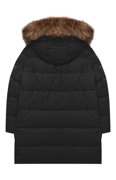 Пуховик с меховой отделкой на капюшоне ADD, арт. WAB442/XXS-M, фото 2