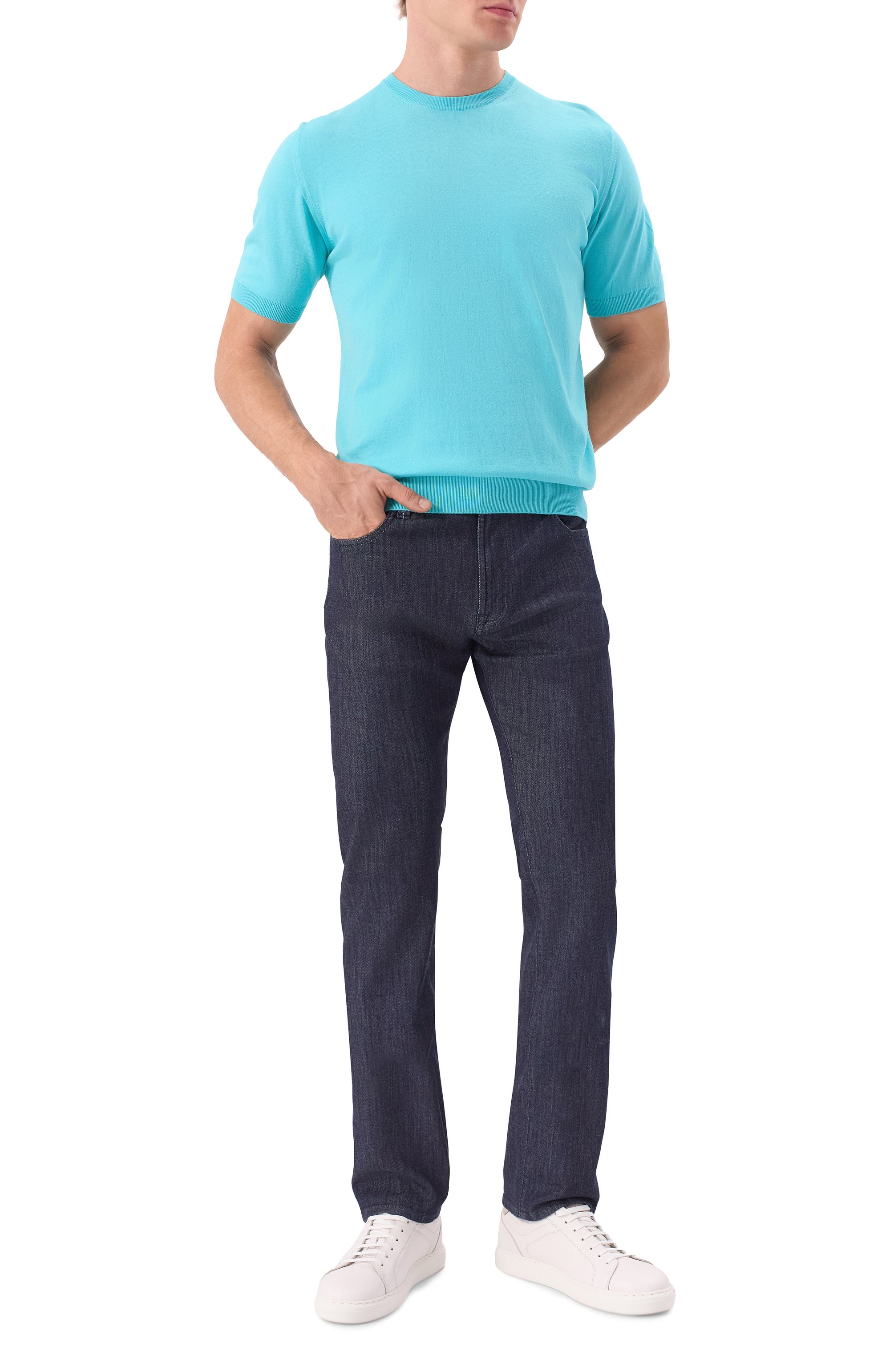 Хлопковый джемпер MOORER, арт. JUDE, фото 2