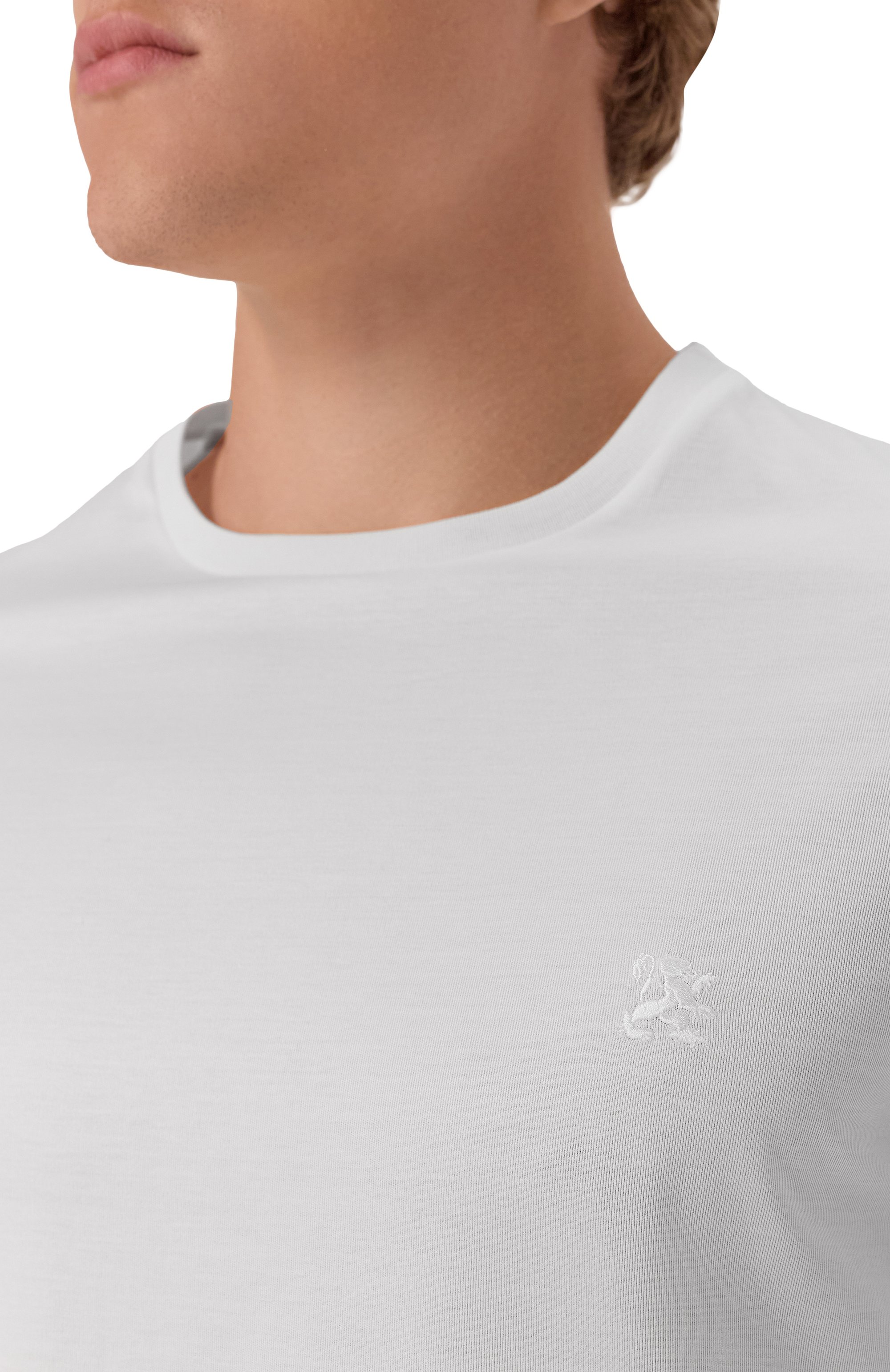 Хлопковая футболка ZILLI, арт. TSR02AM0100VLE000, фото 5