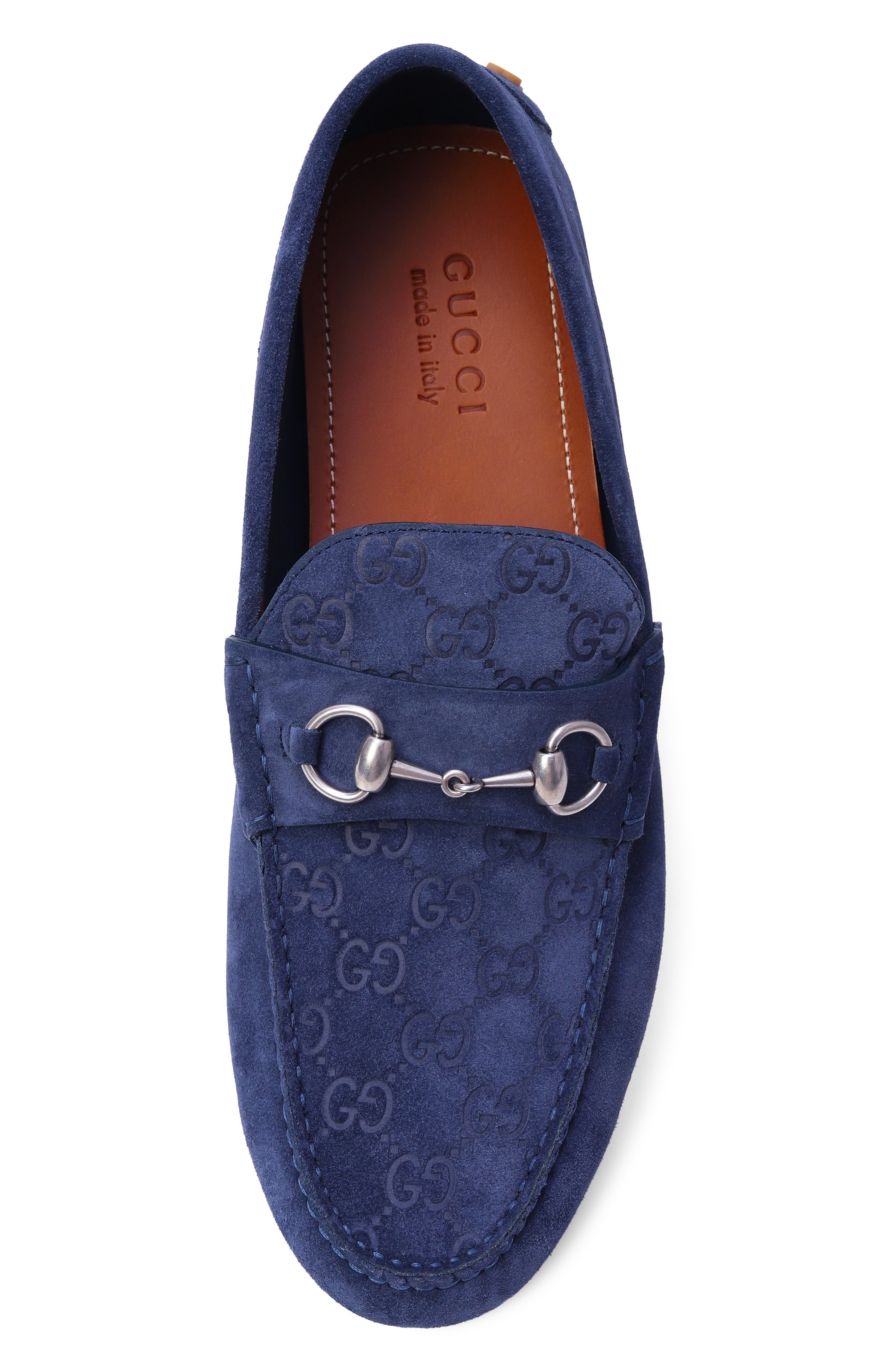 Замшевые мокасины GUCCI, арт. 795279/AADWB, фото 6