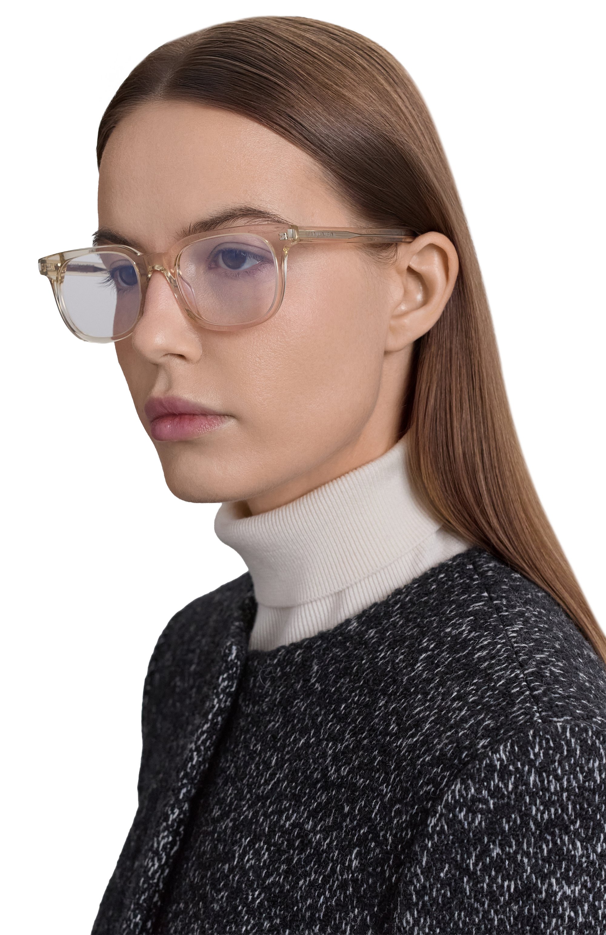 Оправа SAINT LAURENT прозрачного цвета по цене 34950 руб., арт. SL 840 004, фото 3 Оправа SAINT LAURENT, арт. SL 840 004, фото 3