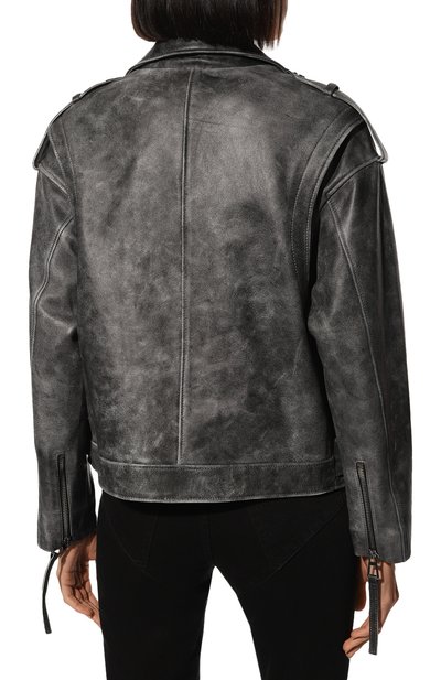 Кожаная куртка SEVEN LAB, арт. K185-60 grey, фото 4