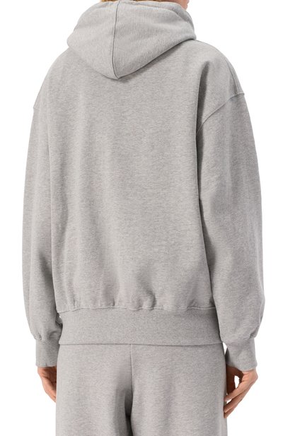 Хлопковое худи AECA WHITE, арт. AWCMFWBDTSPSO002C0.GREY/WHITE (S), фото 4