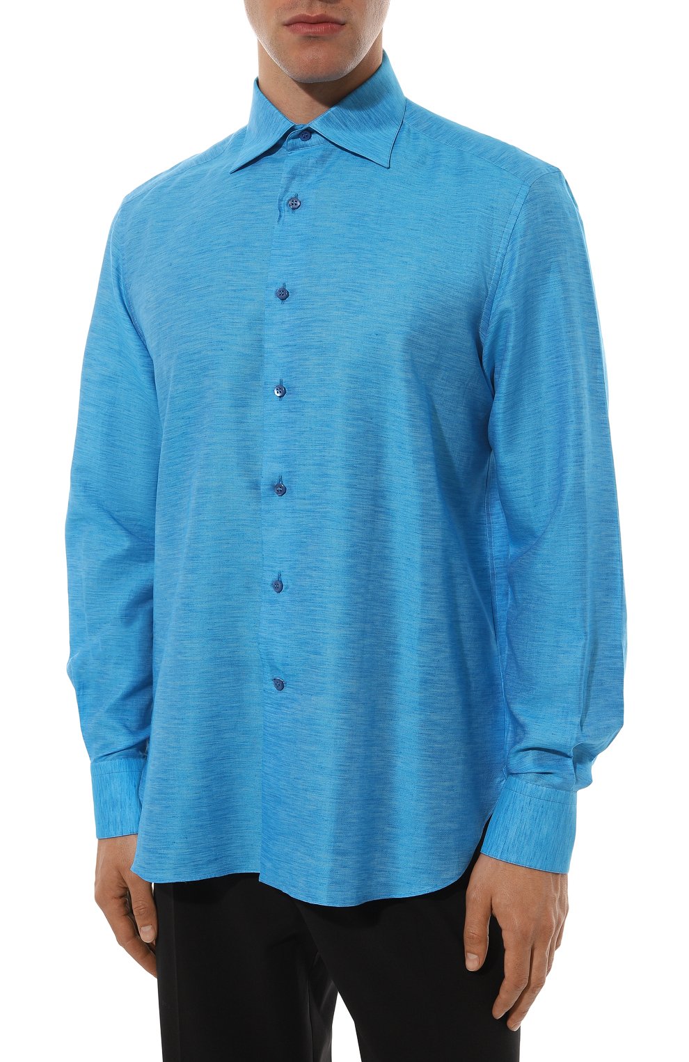 Сорочка из хлопка и льна STEFANO RICCI, арт. MC003685/R2564, фото 3