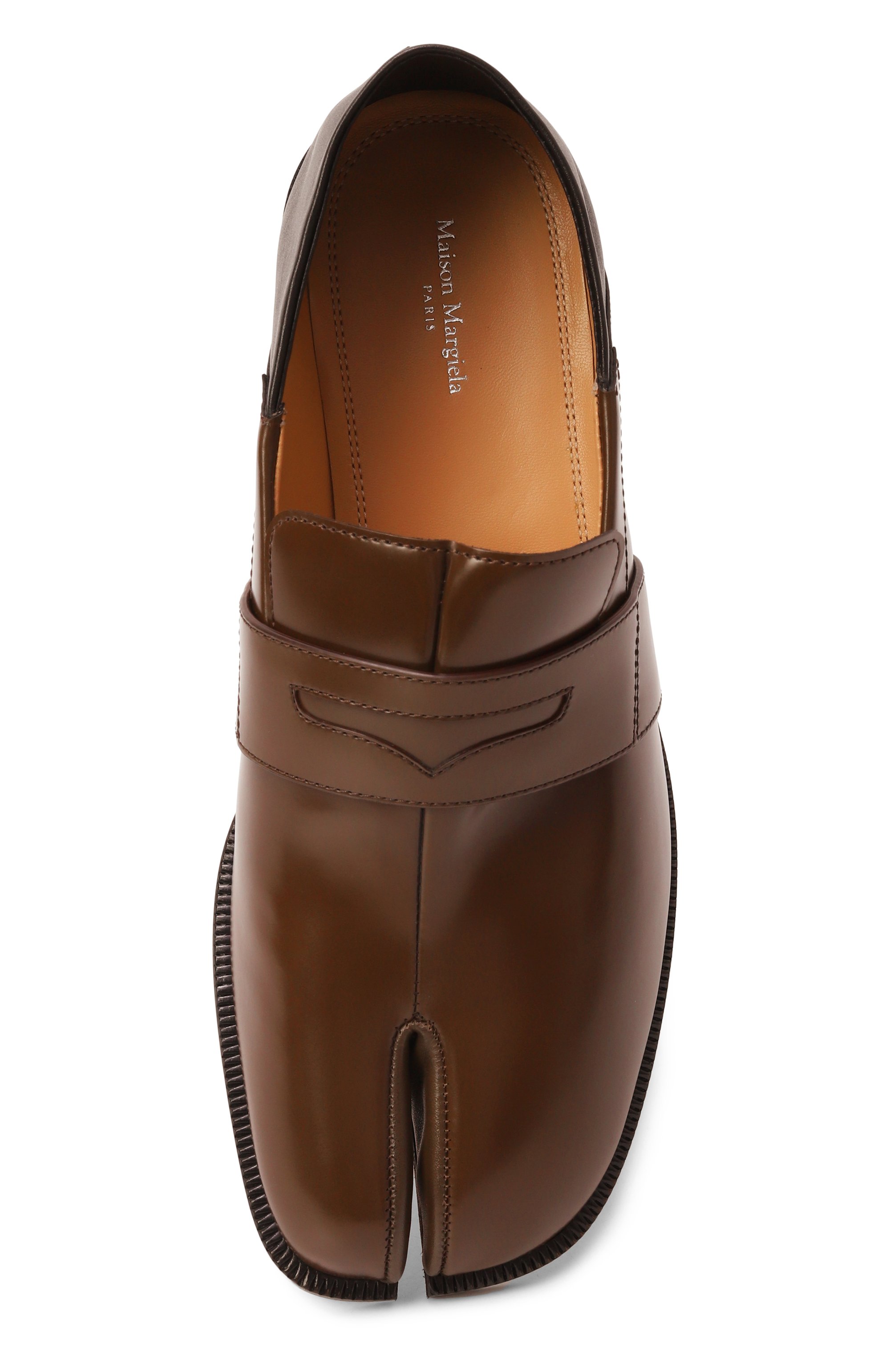 Кожаные пенни-лоферы tabi MAISON MARGIELA, арт. S39WR0021/P2820, фото 6