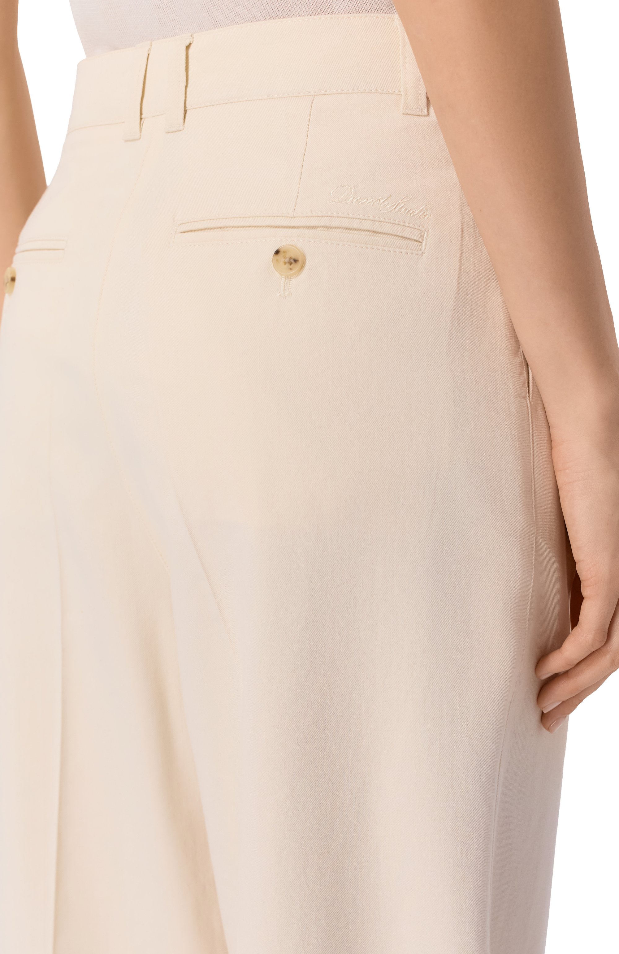 Брюки из хлопка и вискозы DUNST, арт. UDPA6A224IV, фото 5