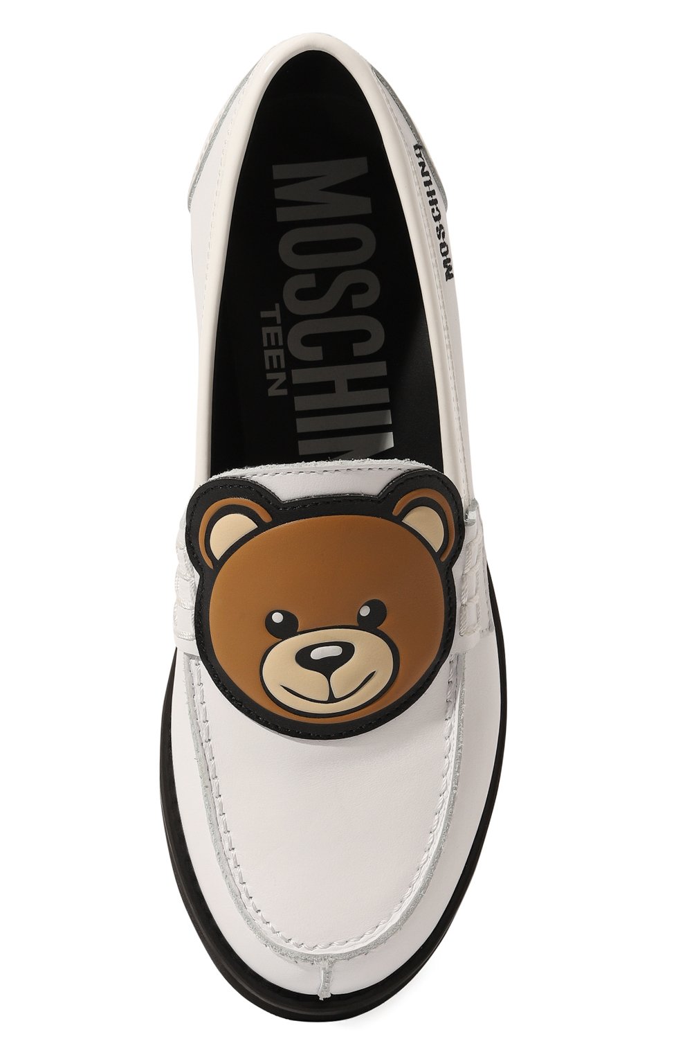 Кожаные лоферы MOSCHINO, арт. 74479/34, фото 4