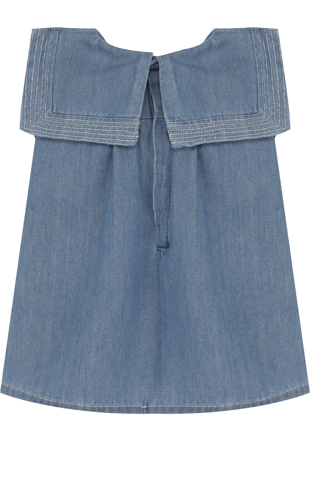 Хлопковое платье свободного кроя CHLOÉ, арт. C02178/3M-18M, фото 2