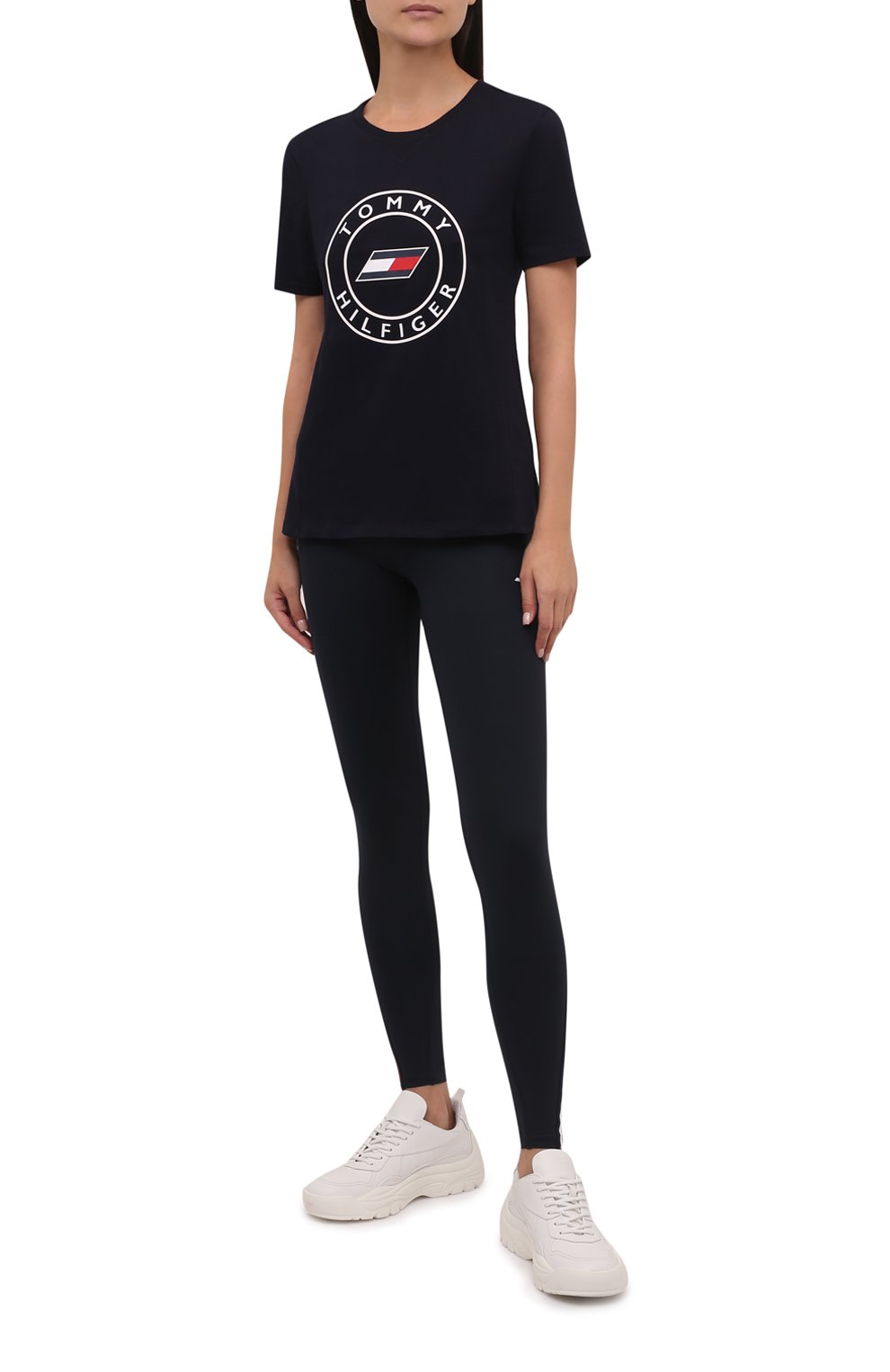 Хлопковая футболка TOMMY HILFIGER, арт. S10S101046, фото 2
