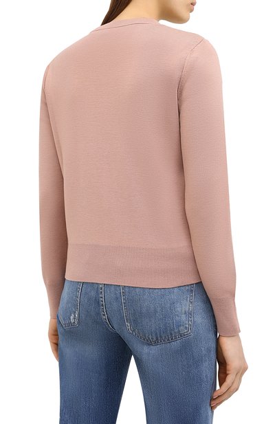 Кардиган MONCLER розового цвета по цене 78500 руб., арт. F2-093-9B510-00-A9018, фото 4 Кардиган MONCLER, арт. F2-093-9B510-00-A9018, фото 4
