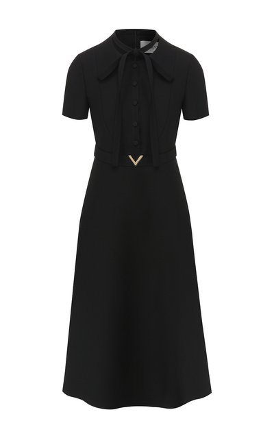 Женское платье из смеси шерсти и шелка VALENTINO, арт. RB3VAKY61CF