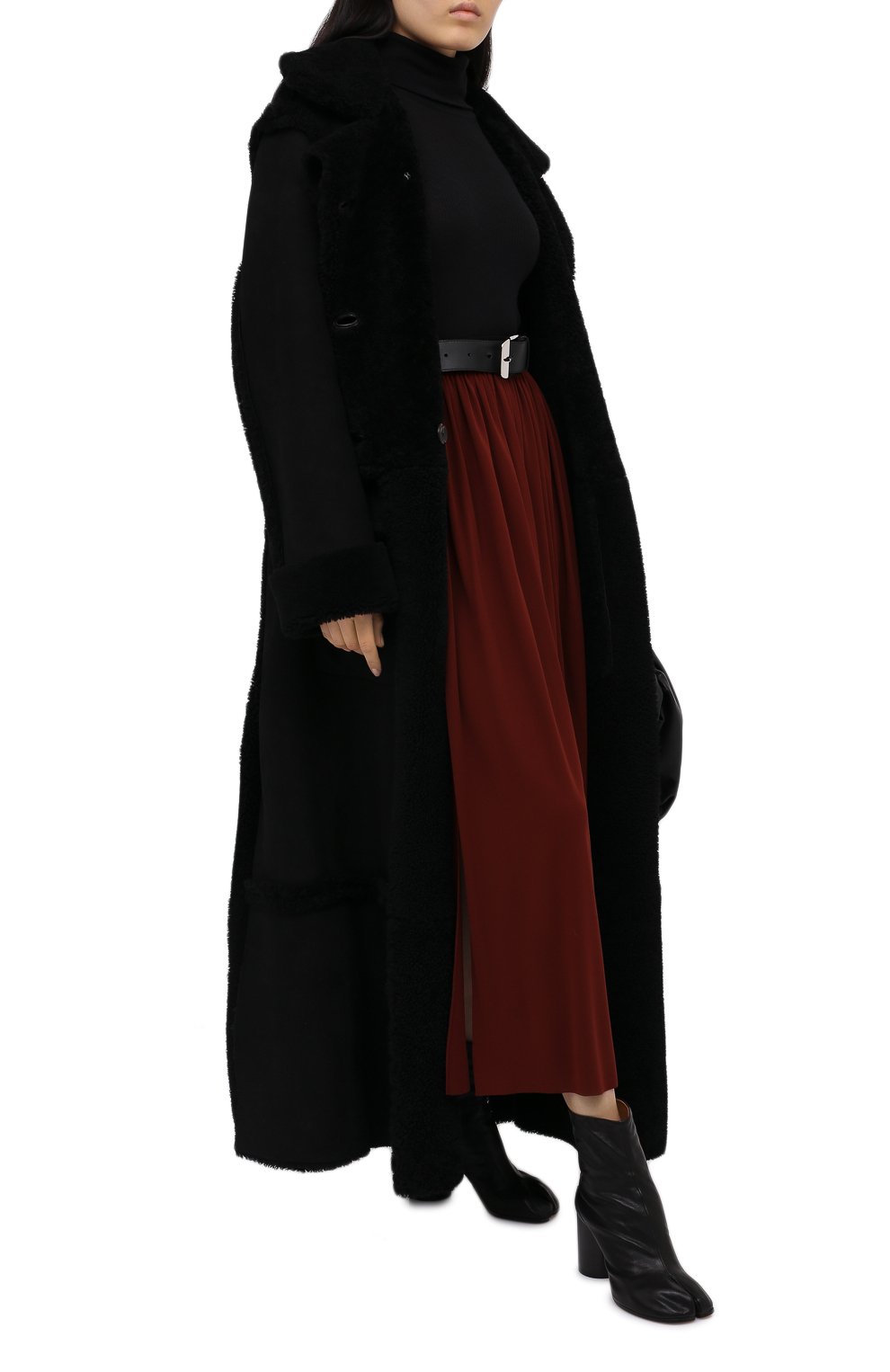 Кожаные ботильоны tabi MAISON MARGIELA черного цвета по цене 165000 руб., арт. S58WU0260/P3753, фото 2 Кожаные ботильоны tabi MAISON MARGIELA, арт. S58WU0260/P3753, фото 2