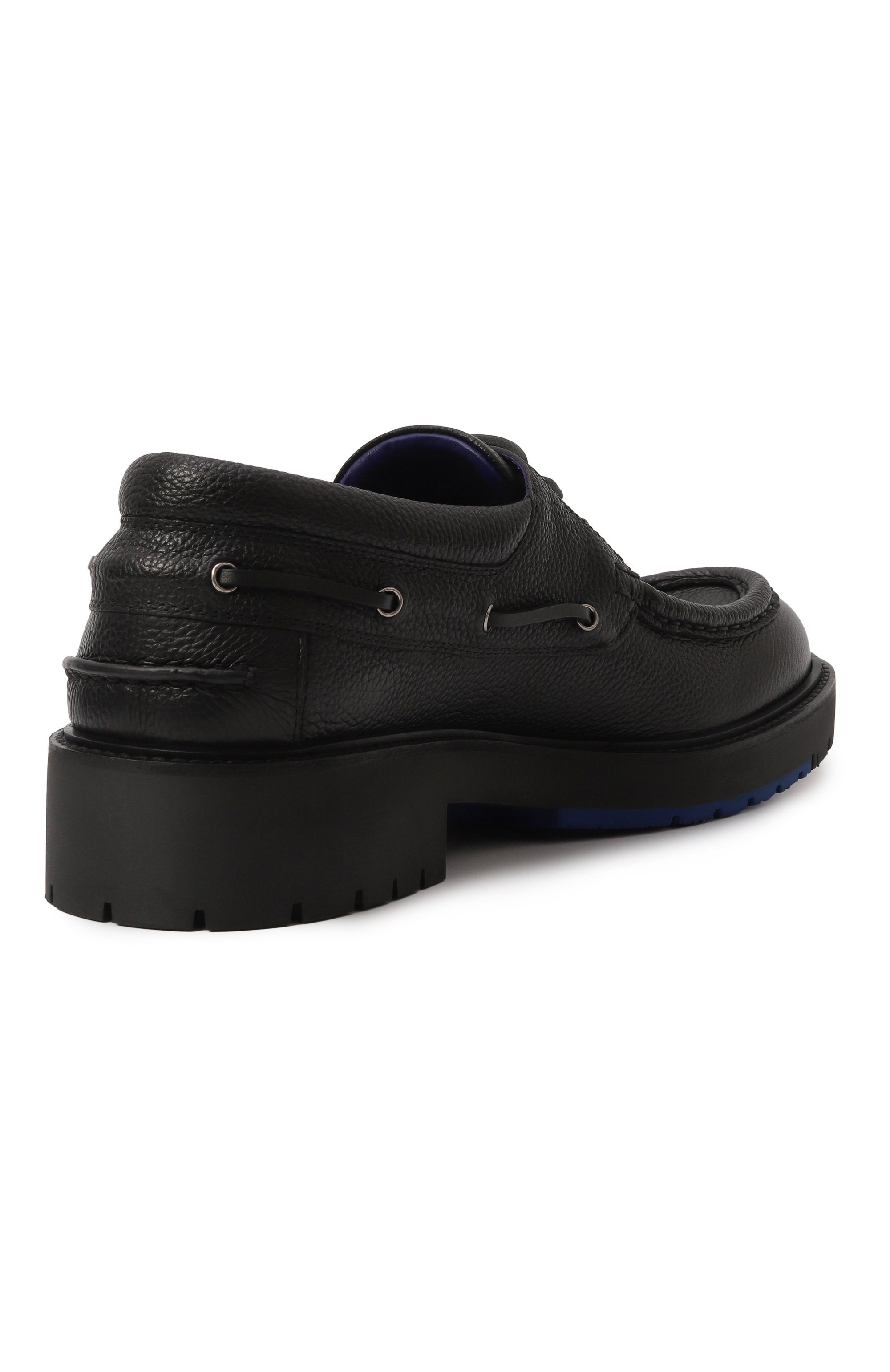 Кожаные топсайдеры raft BURBERRY, арт. 8101539, фото 5