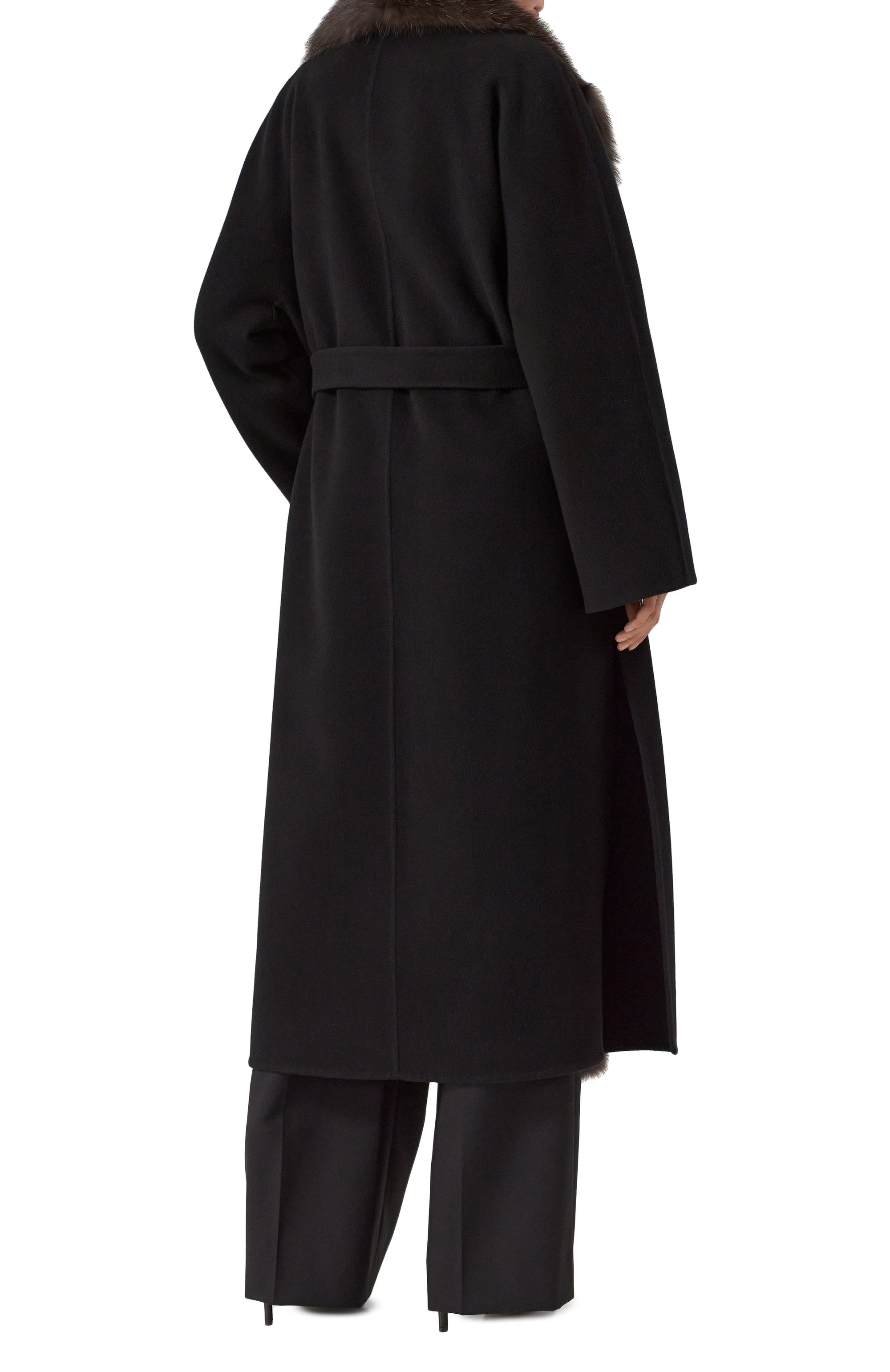 Пальто из шерсти и кашемира с отделкой из соболя MVST, арт. FTBPL-Y326-1SB/LP1432, фото 4