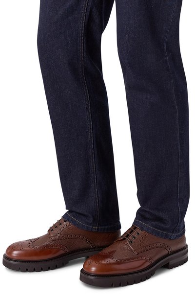 Кожаные дерби FERRAGAMO, арт. 02A027/785041, фото 3