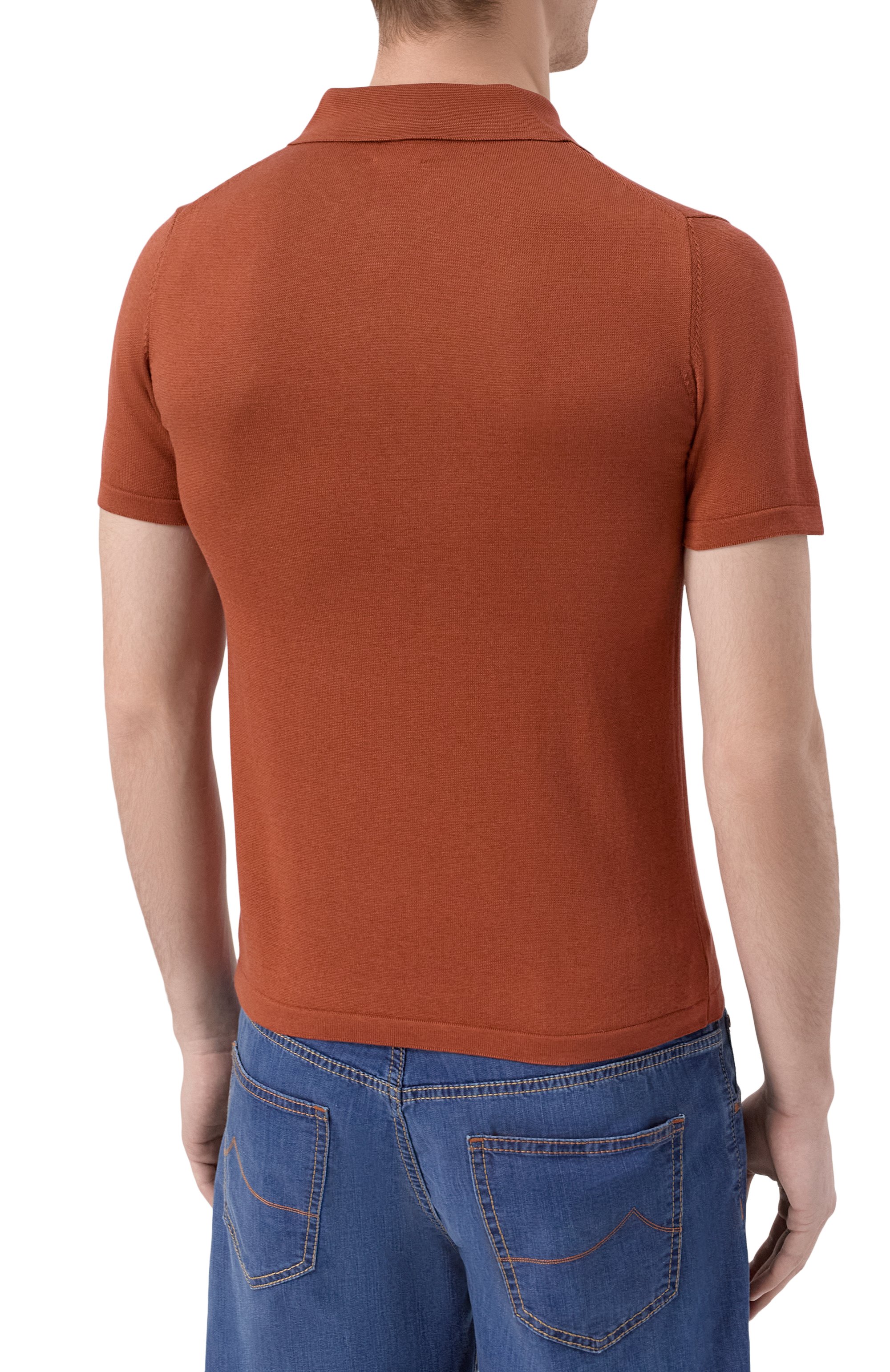 Шелковое поло DANIELE FIESOLI, арт. SE1101, фото 4