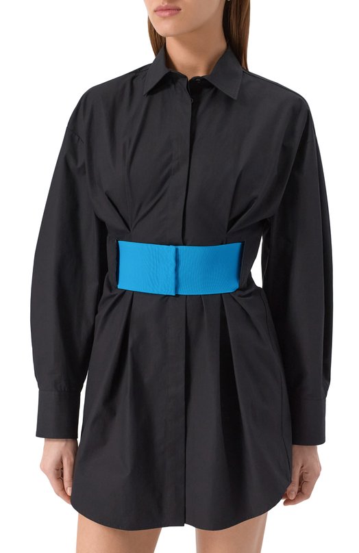 Хлопковое платье MSGM 3842MDA45X 257315/257315 Чёрный  3842MDA45X 257315/257315 Фото 3
