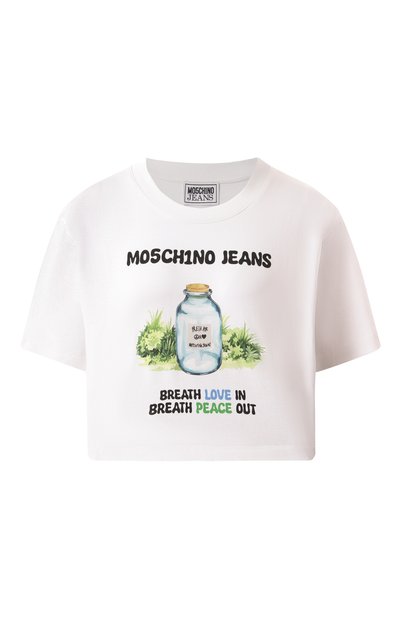 Женская хлопковая футболка M05CH1NO JEANS, арт. A0706/3229