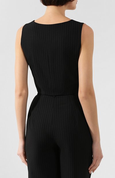 Жилет ULYANA SERGEENKO черного цвета по цене 60000 руб., арт. 1297т18 (GLT001FW18P), фото 4 Жилет ULYANA SERGEENKO, арт. 1297т18 (GLT001FW18P), фото 4