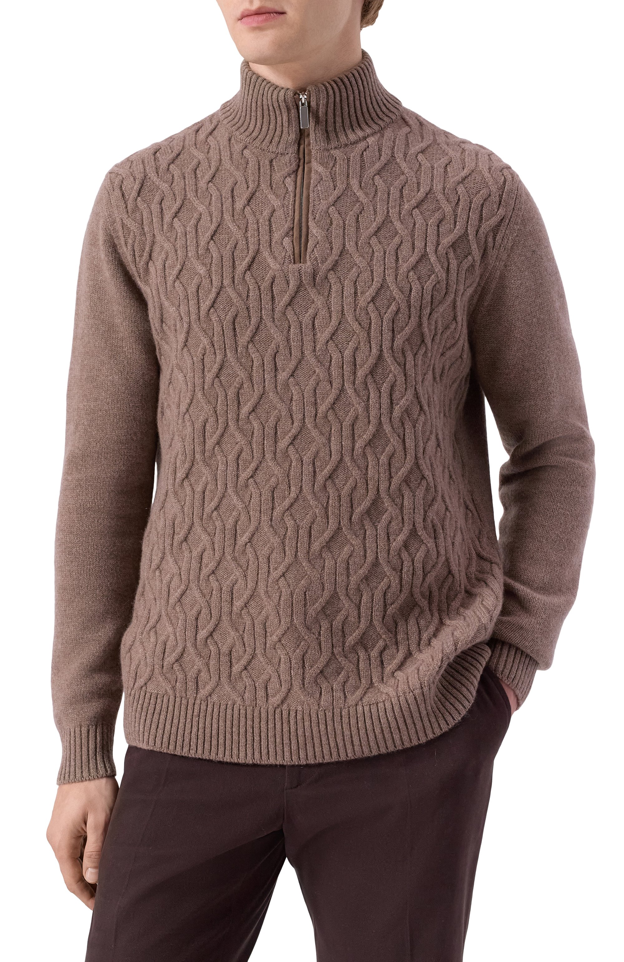 Свитер из шерсти и кашемира ANDREA CAMPAGNA, арт. WU26N0440-08A-FN026, фото 3