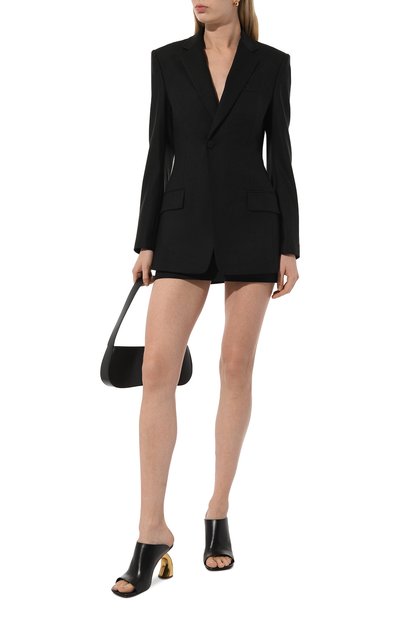 Шерстяная юбка GOOROO черного цвета по цене 42700 руб., арт. SK012-3000-900-FW24, фото 2 Шерстяная юбка GOOROO, арт. SK012-3000-900-FW24, фото 2