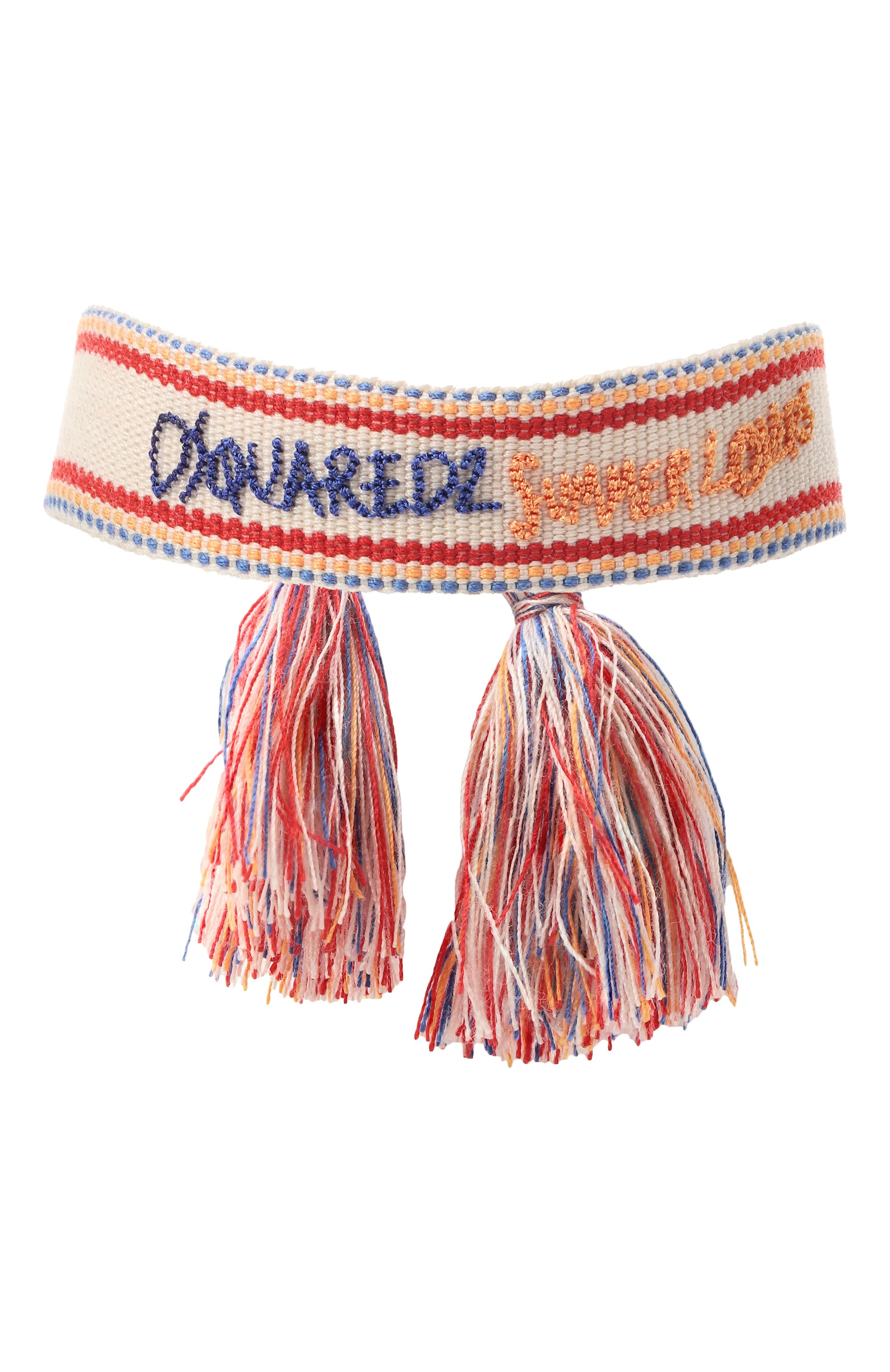 Браслет DSQUARED2 разноцветного цвета по цене 10100 руб., арт. ARM0203 13M00055, фото 1 Браслет DSQUARED2, арт. ARM0203 13M00055, фото 1