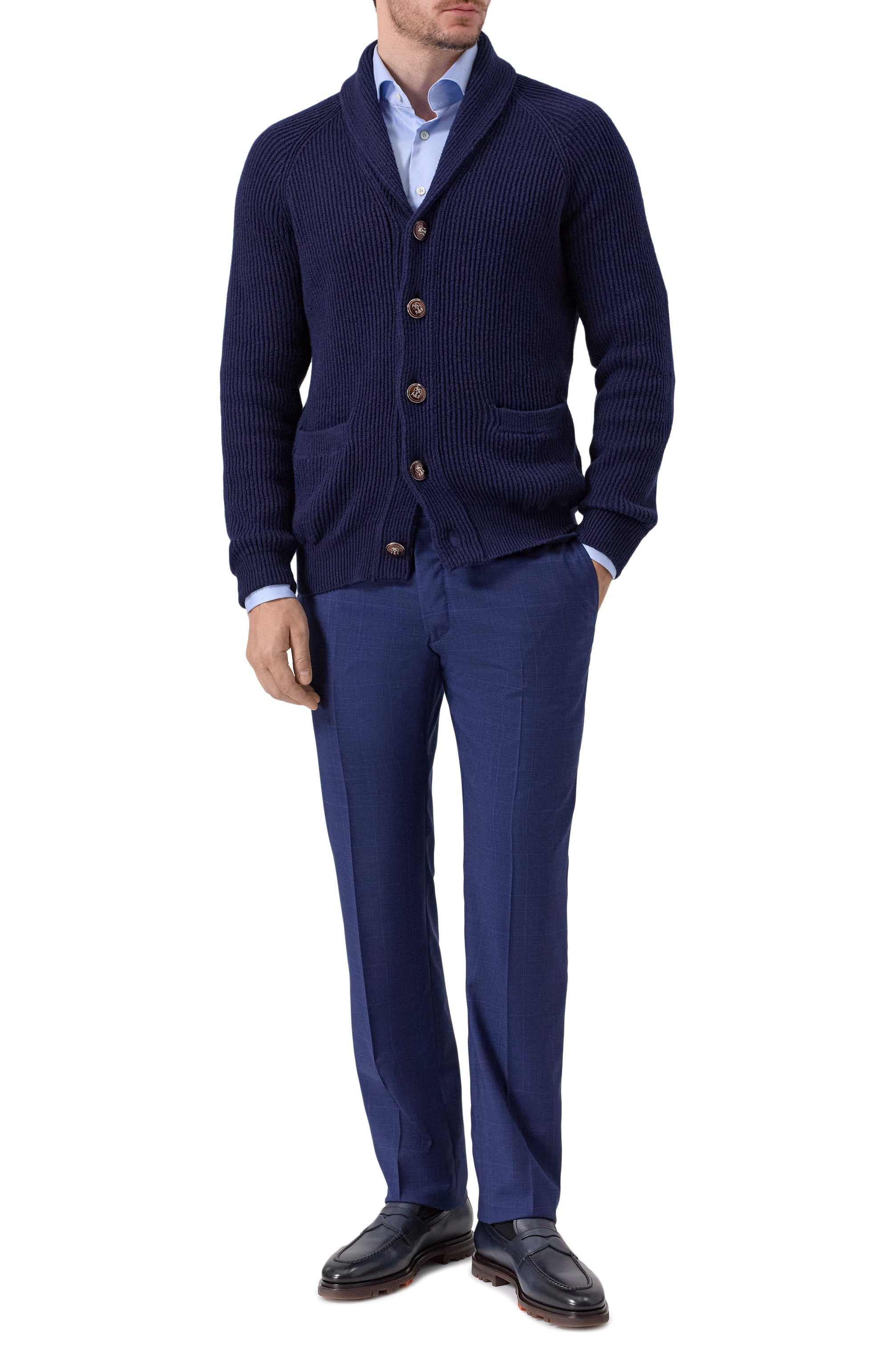 Кожаные пенни-лоферы carlos SANTONI, арт. MCNG18007SM4GLAS, фото 2