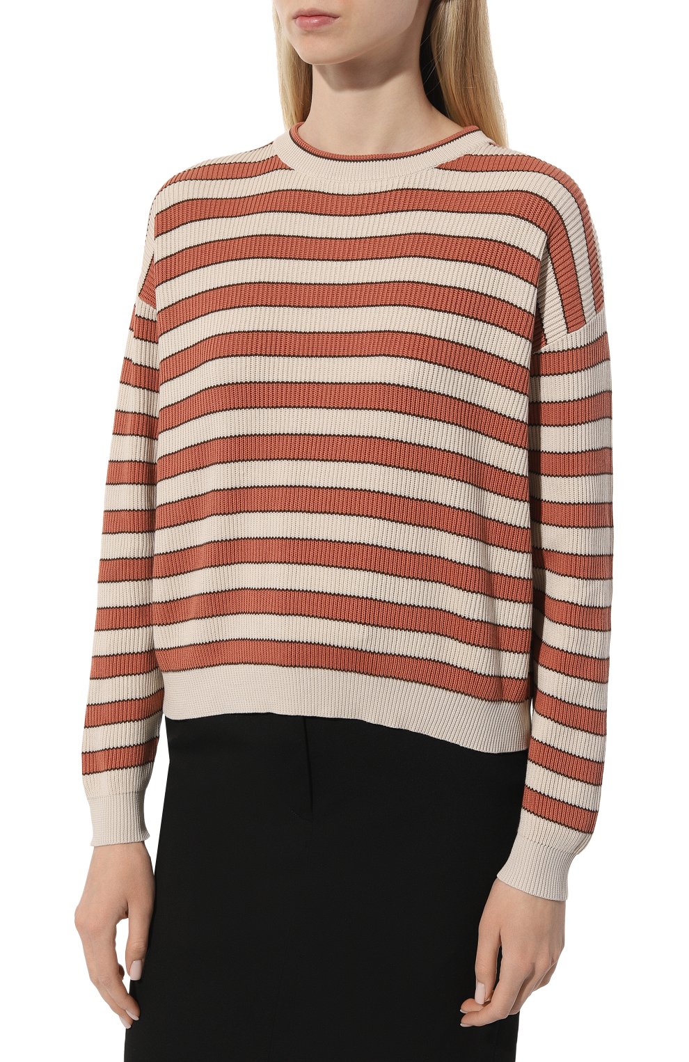 Хлопковый пуловер BRUNELLO CUCINELLI, арт. M1919B1331, фото 3