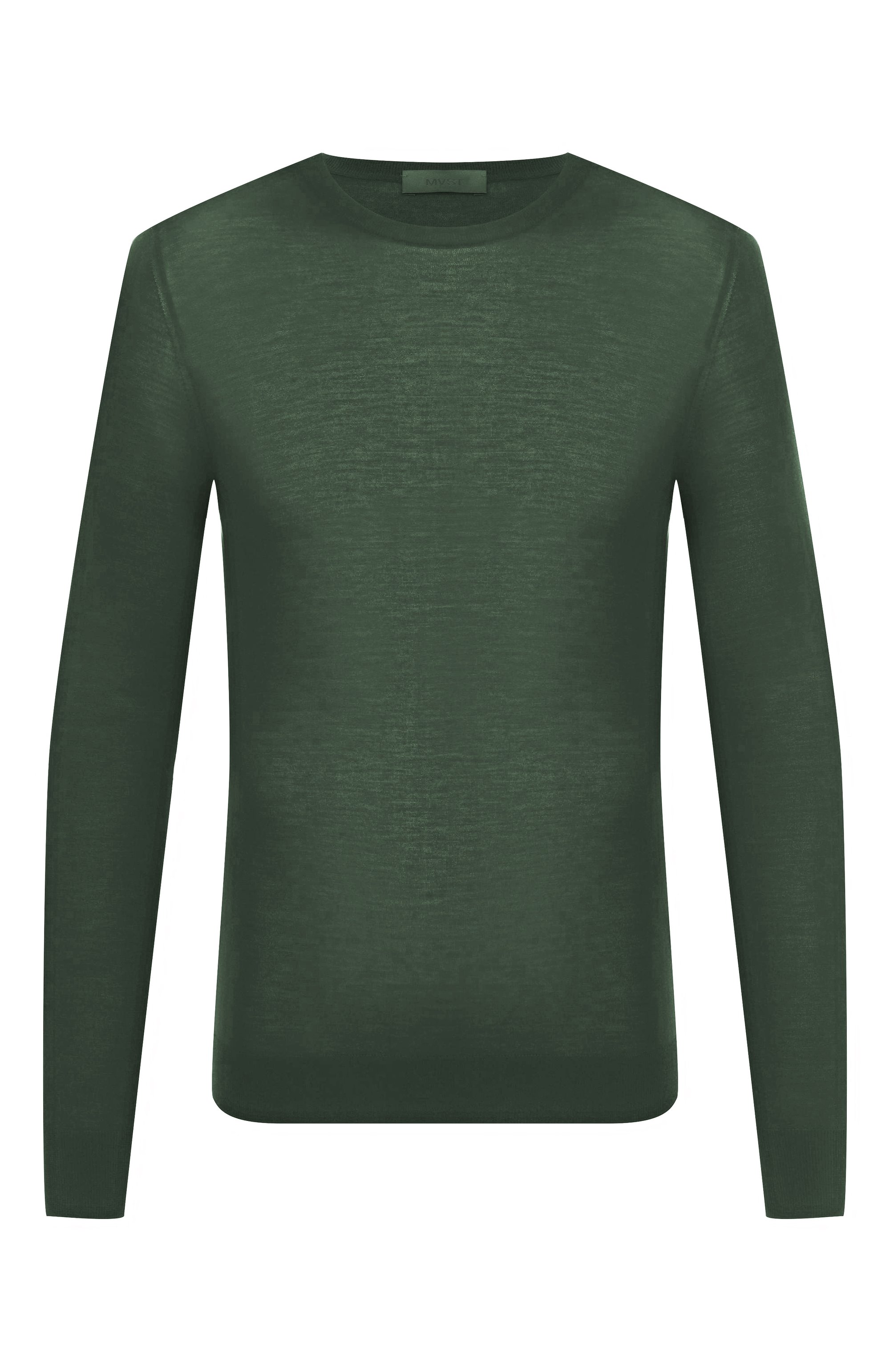 Шерстяной джемпер MVST зеленого цвета по цене 136000 руб., арт. M0-M25.1MM.K404/44-60, фото 1 Шерстяной джемпер MVST, арт. M0-M25.1MM.K404/44-60, фото 1