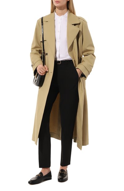 Кожаные лоферы horsebit GUCCI черного цвета по цене 89950 руб., арт. 414998 DLC00, фото 2 Кожаные лоферы horsebit GUCCI, арт. 414998 DLC00, фото 2