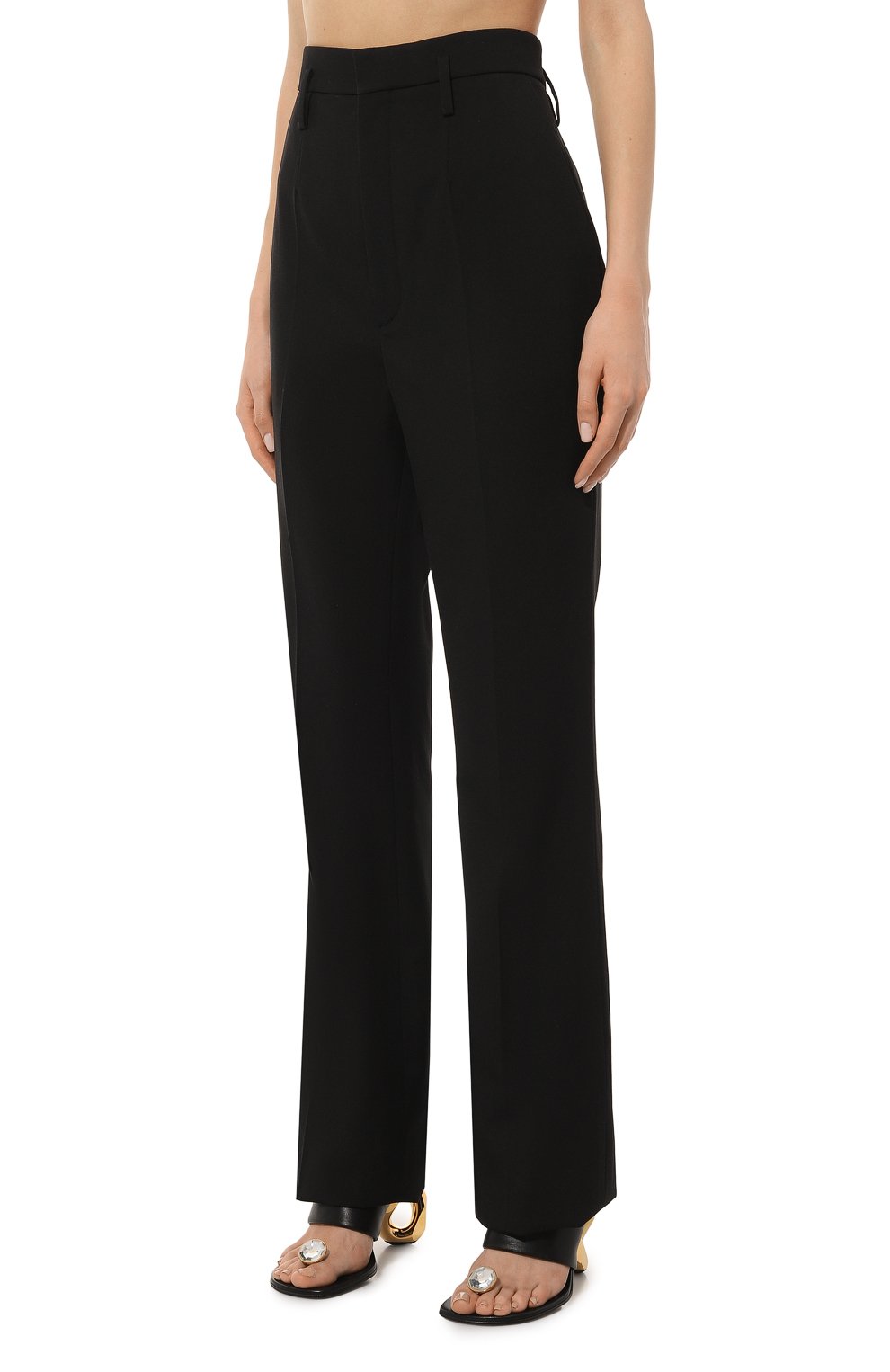 Шерстяные брюки SAINT LAURENT, арт. 698286/Y404W, фото 3