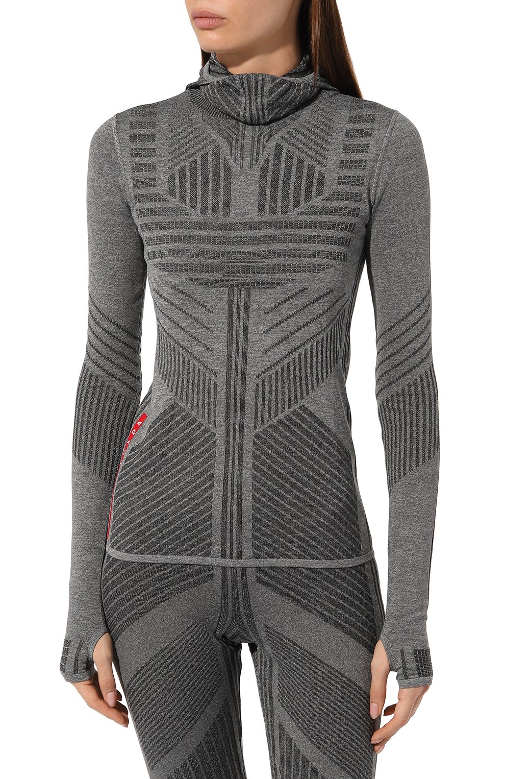 Худи prada linea rossa PRADA, арт. 126245-1ZEF-F0684-212, фото 3