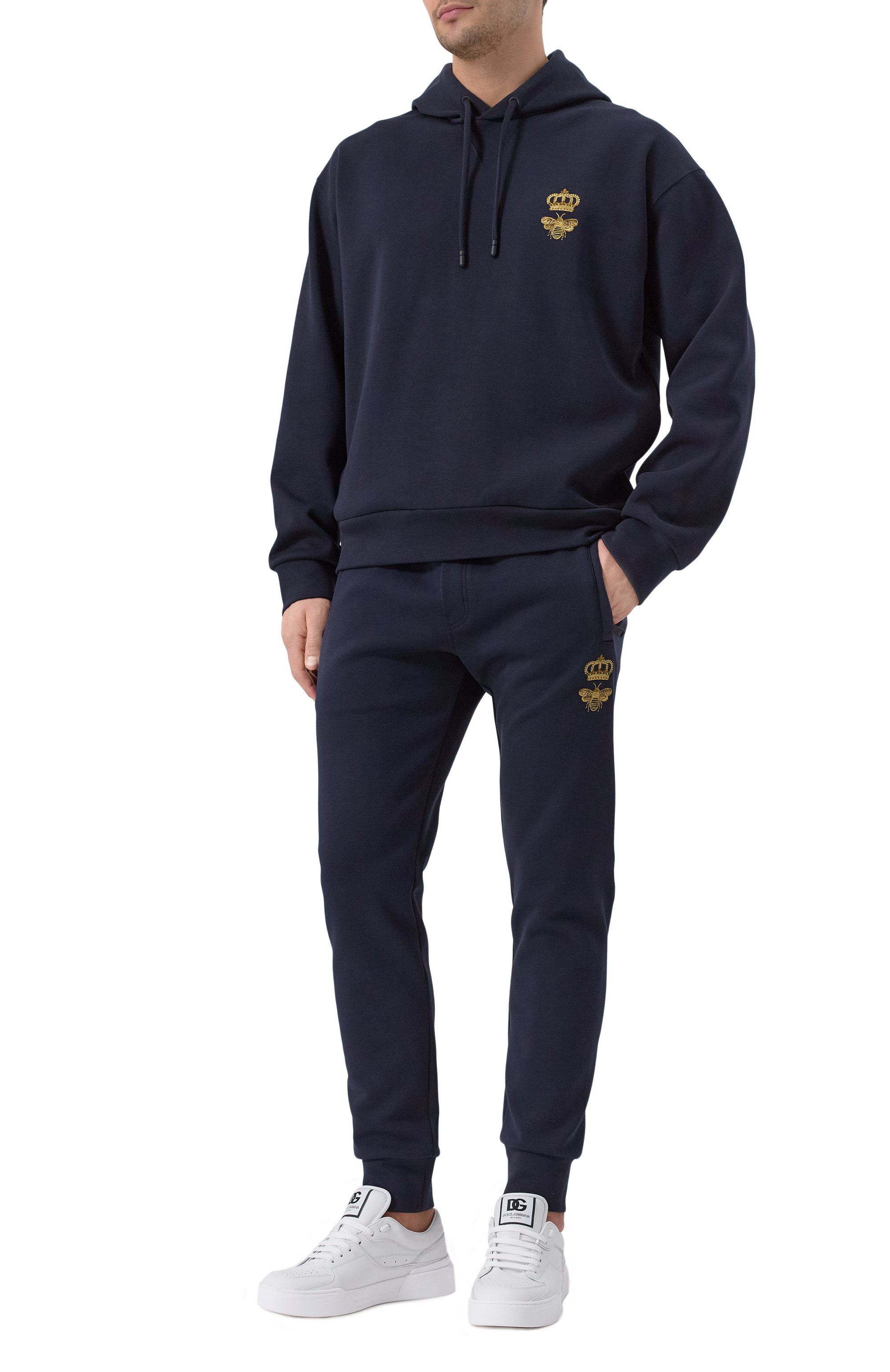 Хлопковые джоггеры DOLCE & GABBANA, арт. GVF7AZ/HU7H9, фото 2