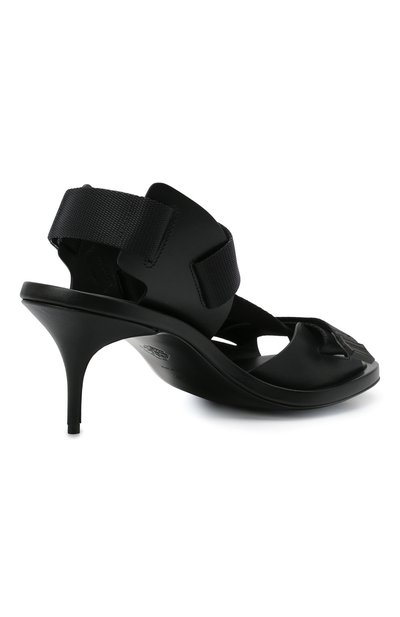 Комбинированные босоножки ALEXANDER MCQUEEN, арт. 667309/W4R52, фото 4
