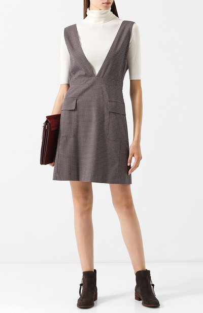 Облегающая водолазка с укороченным рукавом THEORY, арт. F0711724, фото 2