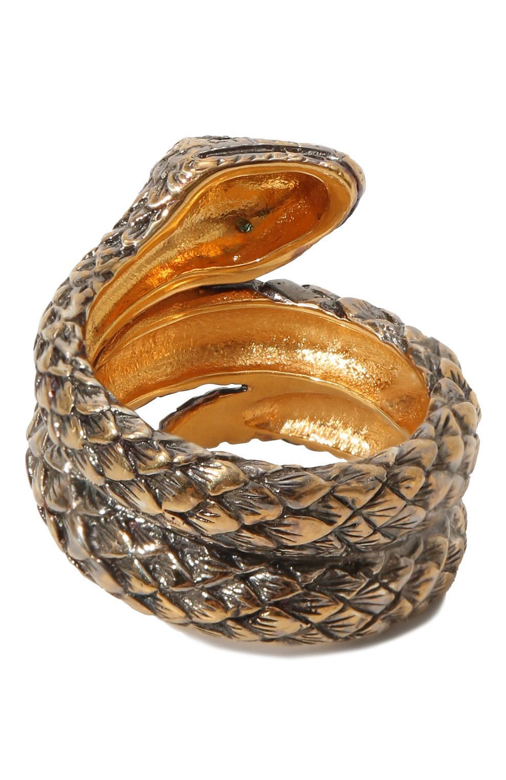 Кольцо two rounds snake QUEENSBEE золотого цвета по цене 36300 руб., арт. 102007, фото 3 Кольцо two rounds snake QUEENSBEE, арт. 102007, фото 3