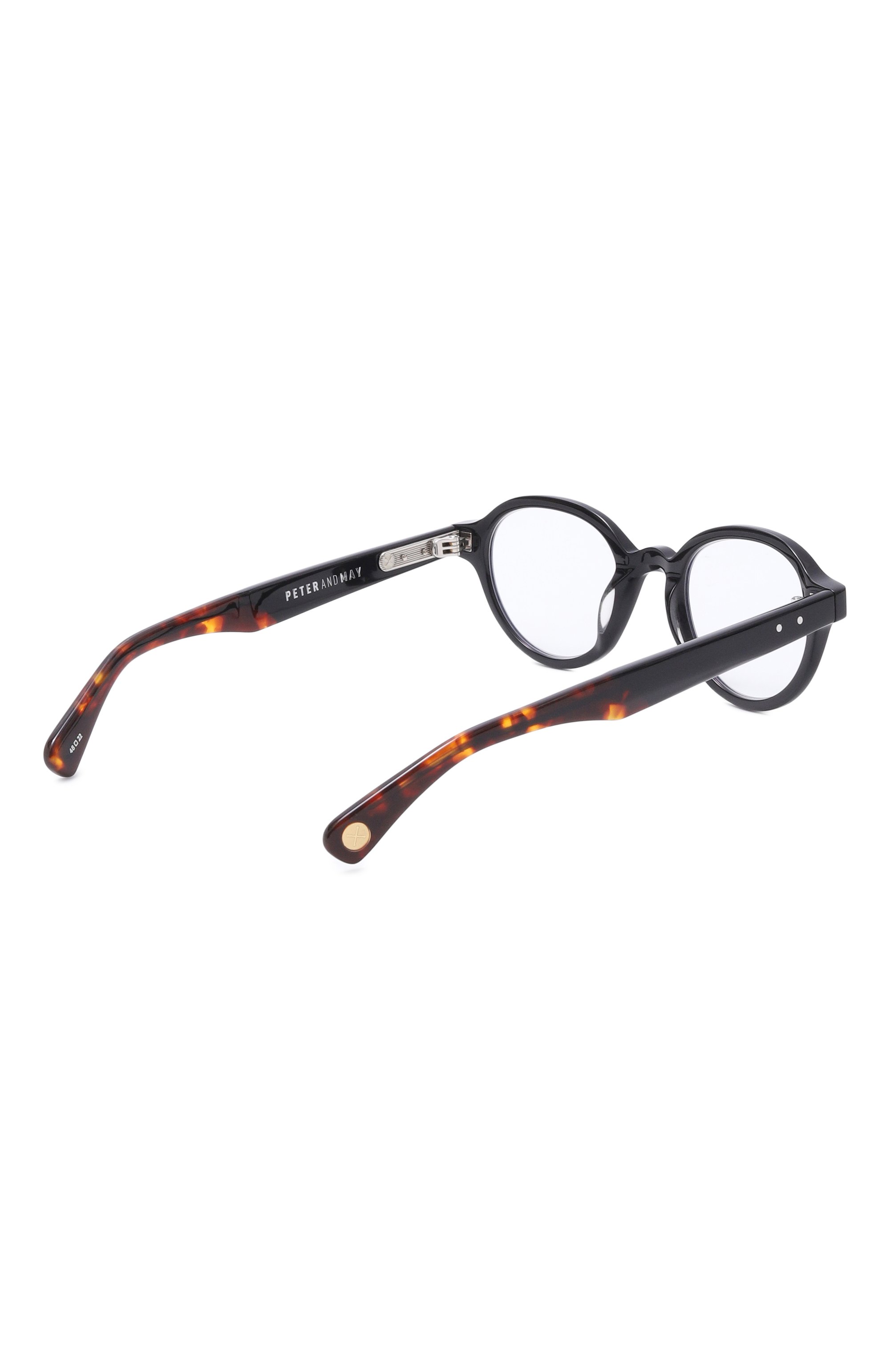 Оправа PETER&MAY WALK черного цвета по цене 31550 руб., арт. S#88 BIG GURU BLACK C0GNAC 0PT, фото 5 Оправа PETER&MAY WALK, арт. S#88 BIG GURU BLACK C0GNAC 0PT, фото 5