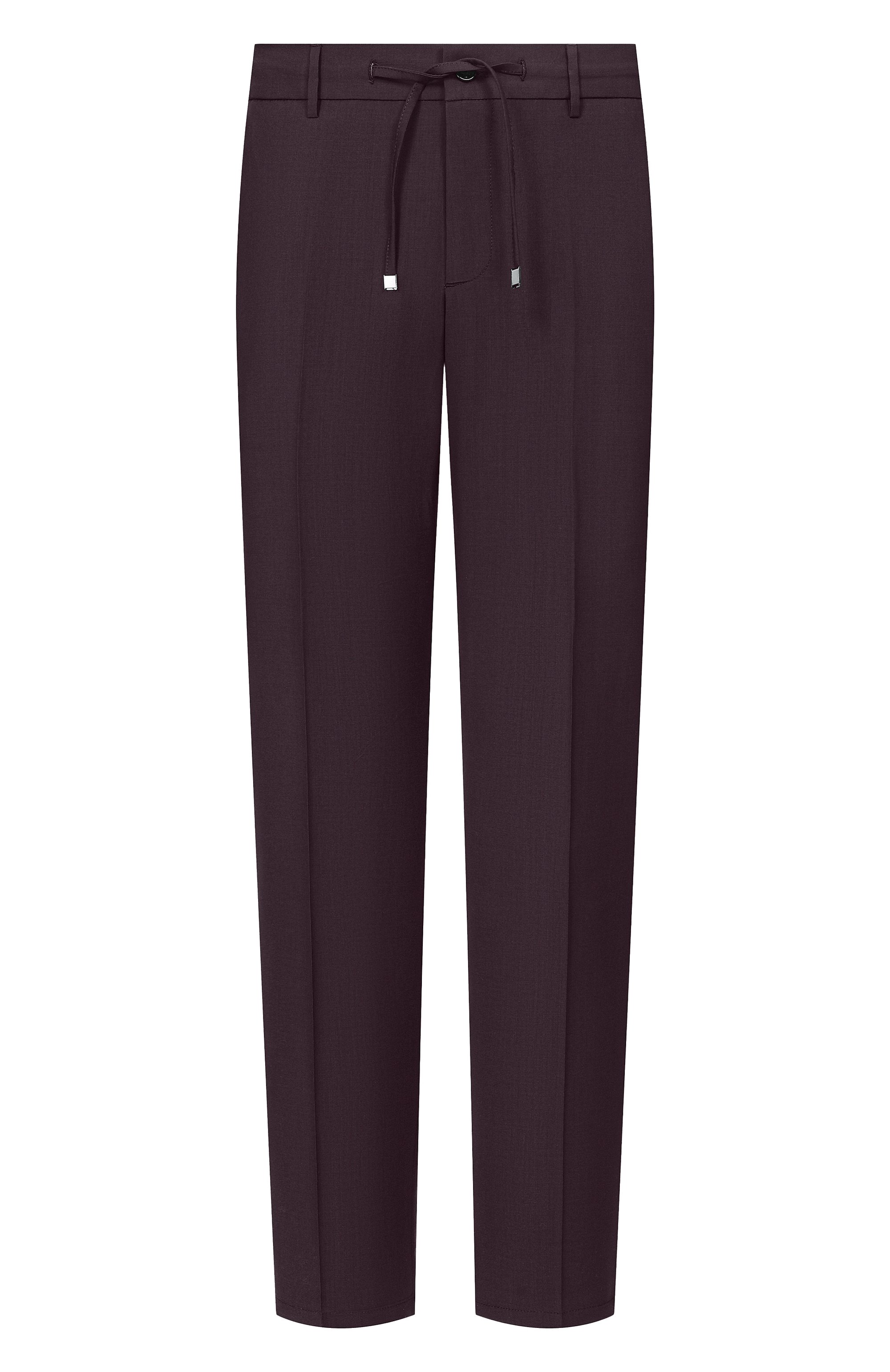 Брюки из шерсти и вискозы BERWICH темно-коричневого цвета по цене 39750 руб., арт. SPIAGGIA 20/ZG1350, фото 1 Брюки из шерсти и вискозы BERWICH, арт. SPIAGGIA 20/ZG1350, фото 1