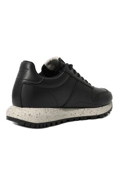 Мужские кожаные кроссовки EMPORIO ARMANI темно-синего цвета, арт. X4X639/XD382 | Фото 5 (Подошва: Массивная; Материал внутренний: Текстиль; Материал утеплителя: Без утеплителя; Стили: Классический; Материал внешний: Натуральная кожа; Кросс-КТ: Низкие)
