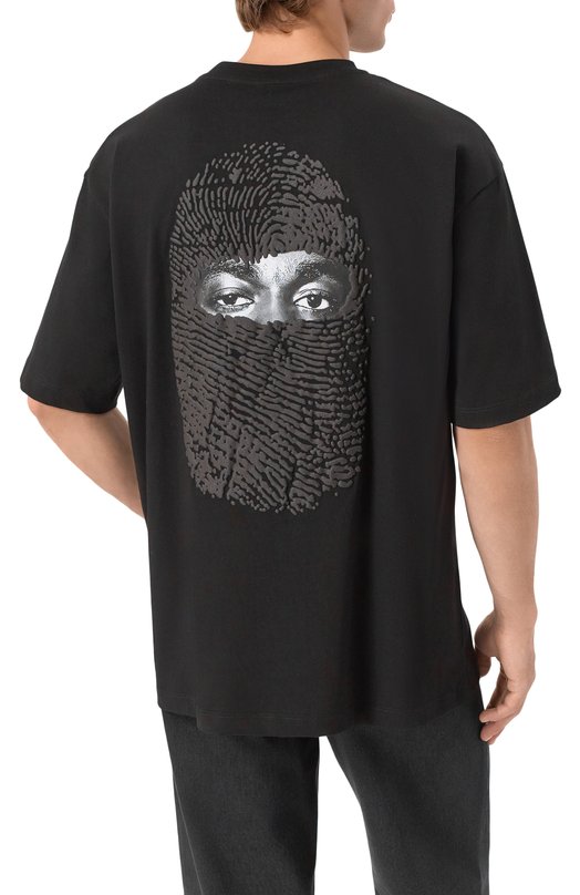 Хлопковая футболка Comme des Fuckdown CFABM01797 Чёрный  CFABM01797 Фото 4