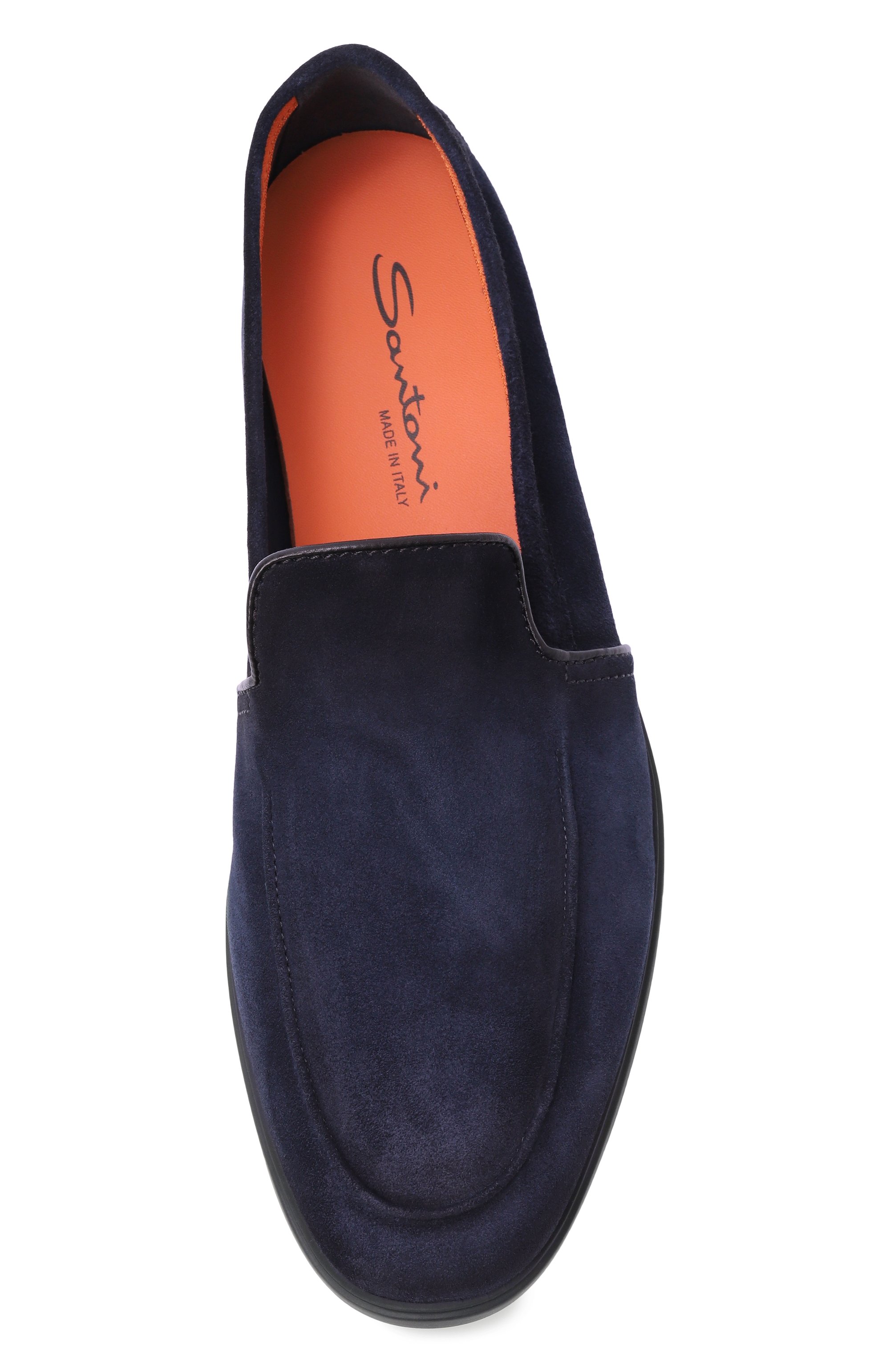 Замшевые лоферы malibu SANTONI, арт. MGAG1882900TSEAA, фото 6