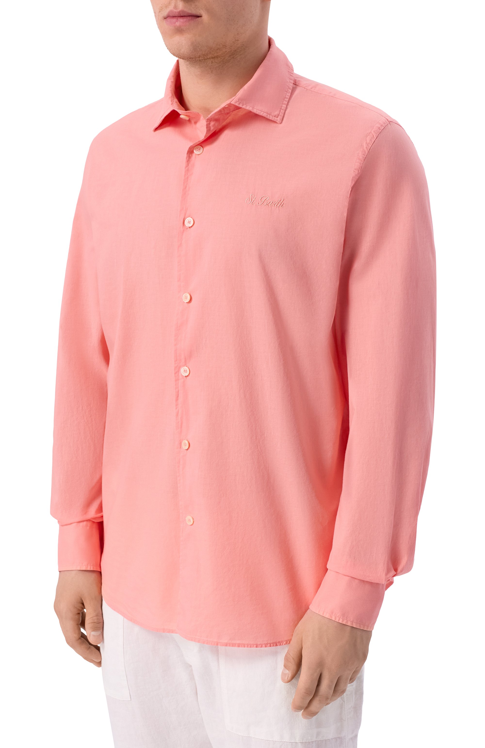 Хлопковая рубашка MC2 SAINT BARTH, арт. LCM0001-00425L/CHEMISE ICE, фото 3