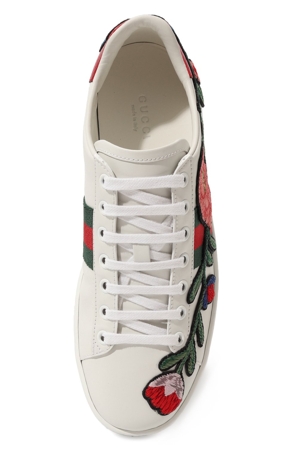 Кожаные кеды ace GUCCI, арт. 431917 A38G0, фото 6